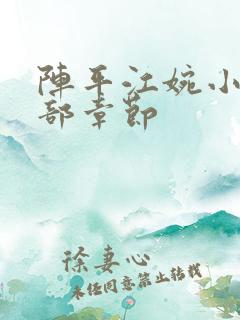 阵平江婉小说全部章节