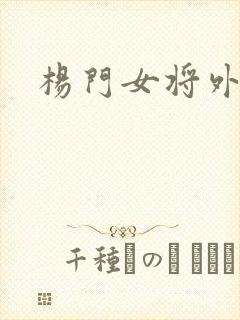 杨门女将外传