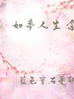 如梦人生 念央