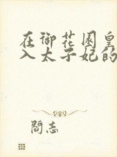 在御花园皇上进入太子妃的小说