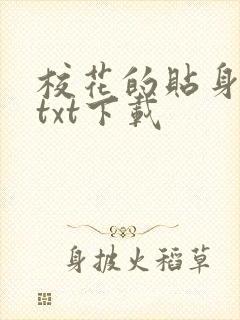 校花的贴身保镖txt下载