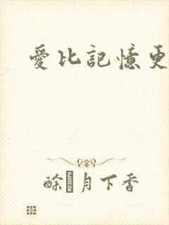 爱比记忆更长久