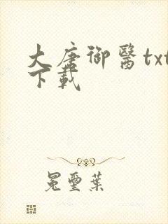 大唐御医txt下载