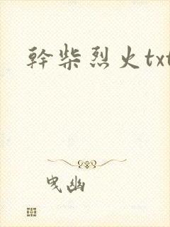 干柴烈火txt