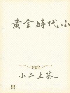 黄金时代小说