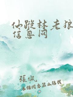 仙踪林老狼贰佰信息网