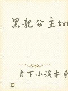 黑龙公主txt