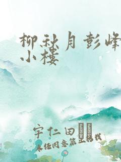 柳秋月彭峰月满小楼