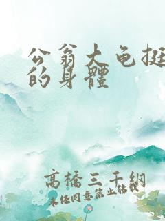 公翁大龟挺进我的身体