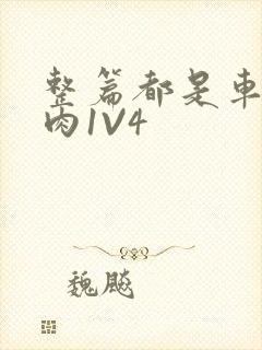 整篇都是车的多肉1V4