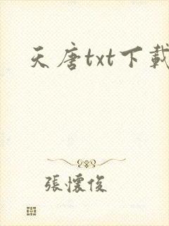 天唐txt下载