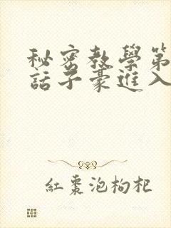 秘密教学第39话子豪进入