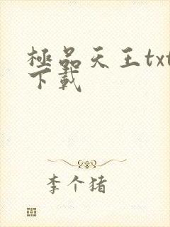 极品天王txt下载