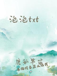 泡泡txt