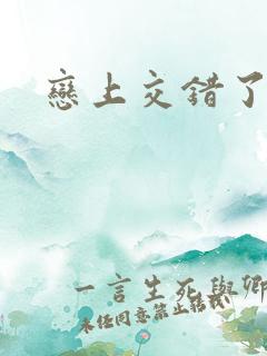 恋上交错了的诗