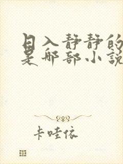 日入静静的大肠是哪部小说中一篇