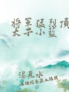 将军猛烈顶弄h太子小蓝