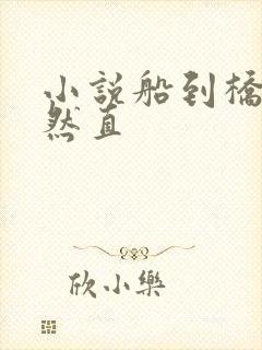 小说船到桥头自然直