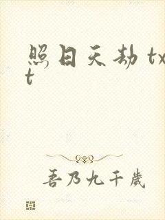 照日天劫 txt