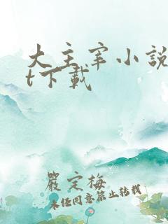 大主宰小说txt下载