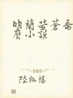 明兰若苍乔是什么小说