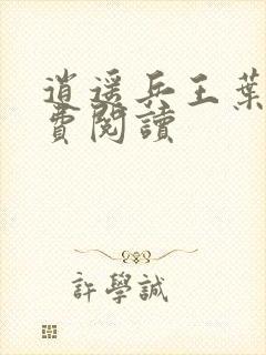 逍遥兵王叶成免费阅读