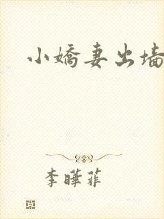 小娇妻出墙记