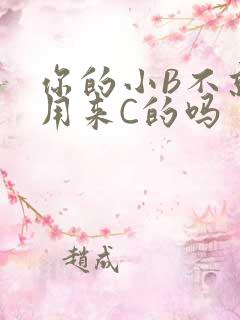 你的小B不就是用来C的吗