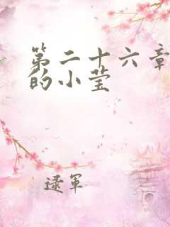 第二十六章满足的小莹