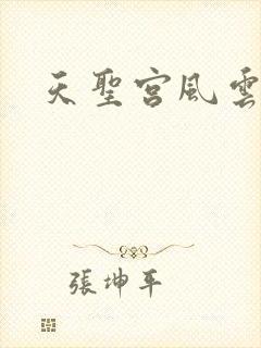 天圣宫风云录