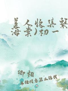 美人收集系统(海棠)初一