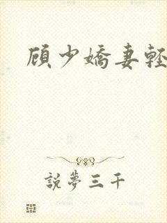 顾少娇妻轻点虐