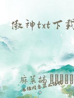 傲神txt下载