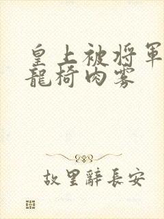 皇上被将军压到龙椅肉雾