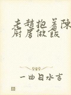 老赵抱着陈婷在厨房做饭