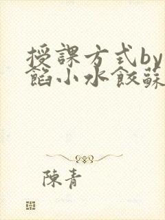 授课方式by肉馅小水饺苏岩