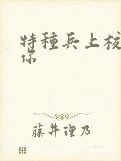 特种兵上校赖上你
