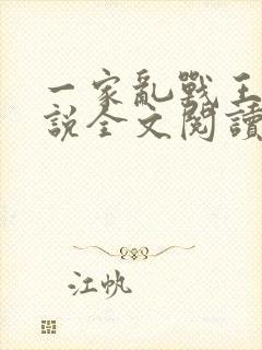 一家乱战王芳小说全文阅读