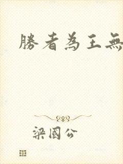 胜者为王无弹窗