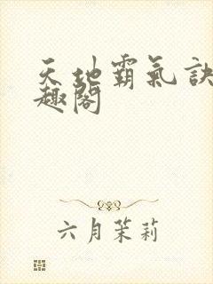 天地霸气诀 笔趣阁