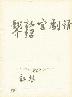 翻译官剧情分集介绍