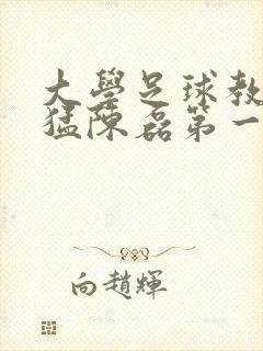 大学足球教练王猛陈磊第一篇