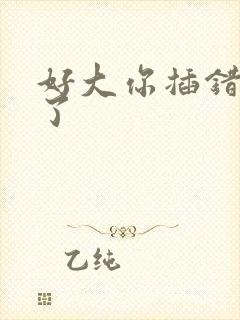 好大你插错地方了