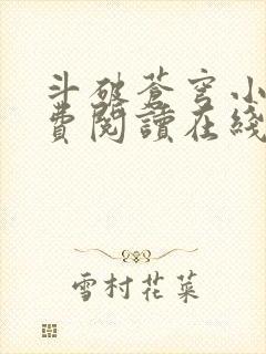 斗破苍穹小说免费阅读在线