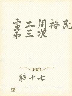 电工周裕民刘芳第三次