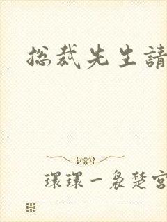 总裁先生请低调