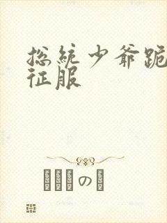 总统少爷跪地唱征服