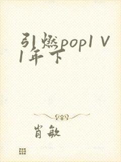 引燃pop1∨1年下