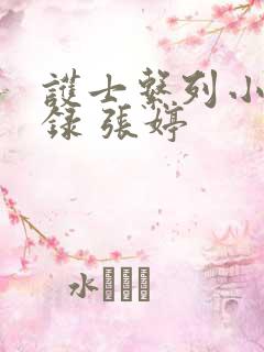 护士系列小说目录 张婷