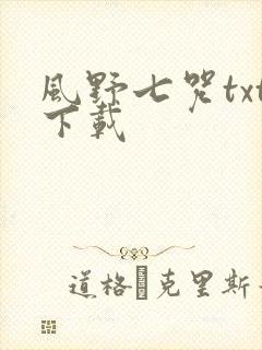 风野七咒txt下载